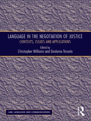 cover image of Language in the Negotiation of Justice